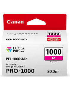 PFI-1000 M - Cartouche Canon Originale Magenta  80 ml - 0548C001AA