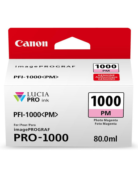 PFI-1000 PM - Cartouche Canon Originale Photo Magenta 80 ml - 0551C001AA