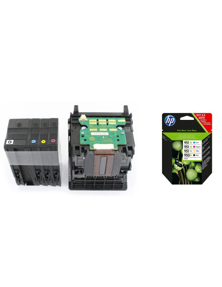 CR324A Tête d'impression + Cartouches HP OfficeJet Pro 251/86xx/8100/276