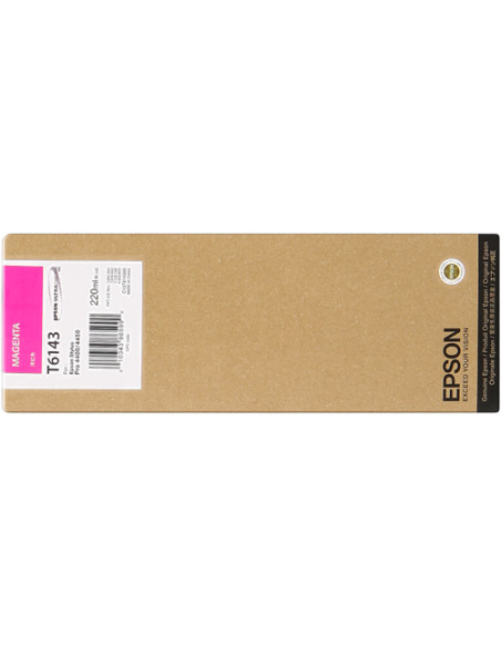 C13T614300 - Cartouche d'encre originale Epson magenta 220 ml