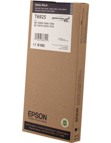 C13T692500 - Cartouche d'encre originale Epson Noir Matt 110 ml