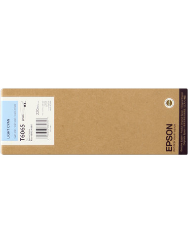 C13T606500 - Cartouche d'encre originale Epson Cyan clair 220 ml