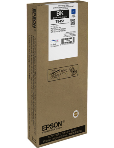 C13T945140 - Cartouche d'encre originale Epson Noire 5 000 pages