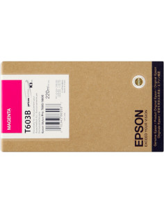 C13T603B00 - Cartouche d'encre originale Epson magenta 220 ml