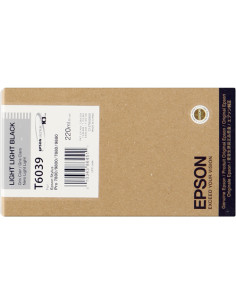 C13T603900 - Cartouche d'encre originale Epson Light Black 220 ml