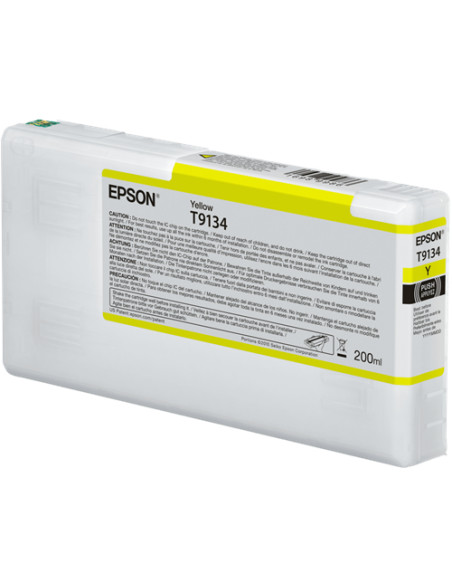 C13T913400 - Cartouche d'encre originale Epson Jaune 200 ml
