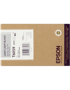 C13T605900 - Cartouche d'encre originale Epson Light Black 110 ml