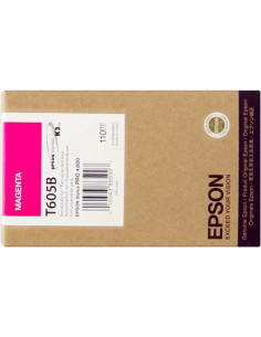 C13T605B00 - Cartouche d'encre originale Epson magenta 110 ml