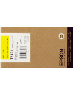 C13T612400 - Cartouche d'encre originale Epson jaune 220 ml