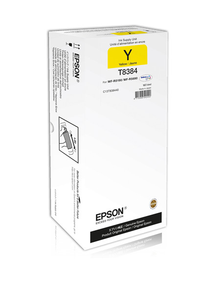 C13T838440 - Cartouche d'encre originale Epson Jaune 167.4 ml
