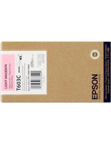 C13T603C00 - Cartouche d'encre originale Epson Magenta brillant 220 ml