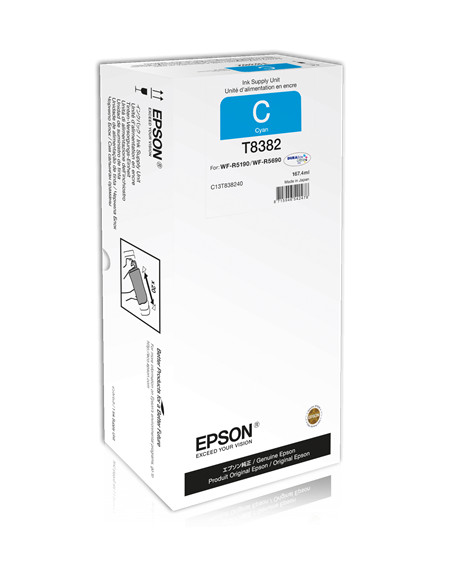 C13T838240 - Cartouche d'encre originale Epson Cyan 167.4 ml