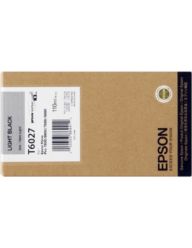 C13T602700 - Cartouche d'encre originale Epson Noir brillant 110 ml
