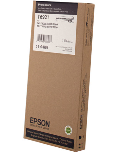 C13T692100 - Cartouche d'encre originale Epson Noir photo 110 ml