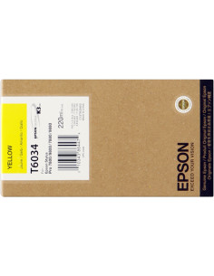 C13T603400 - Cartouche d'encre originale Epson jaune 220 ml