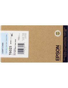 C13T602500 - Cartouche d'encre originale Epson Cyan clair 110 ml