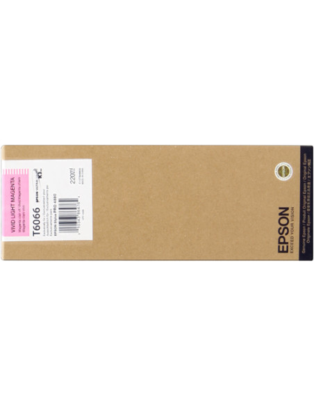 C13T606600 - Cartouche d'encre originale Epson Magenta clair vivid 220 ml