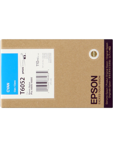 C13T605200 - Cartouche d'encre originale Epson cyan 110 ml