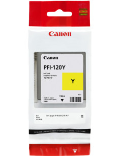 PFI-120y - Cartouche d'encre Originale Canon Jaune - 130 ml
