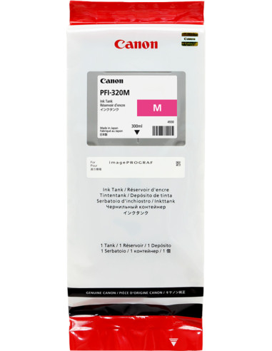 PFI-320m - Cartouche d'encre Originale Canon Magenta - 300 ml