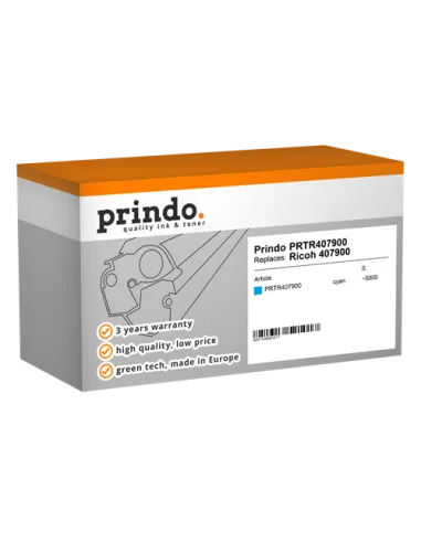 Toner Compatible Cyan pour Ricoh SP C340DN - 5 000 pages référence 407900