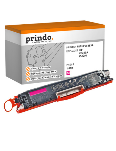 Toner Compatible Magenta pour HP LaserJet Pro MFP M176n - 1 000 pages référence CF353A