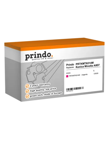 Toner Compatible Magenta pour Konica bizhub C353 - 20 000 pages référence A0D7351