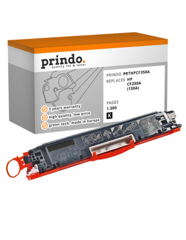 Toner Compatible Noir pour HP LaserJet Pro MFP M176n - 1 300 pages référence CF350A