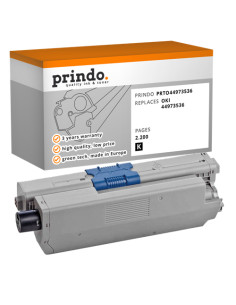 Toner Compatible Noir pour OKI C301dn - 2 200 pages référence 44973536