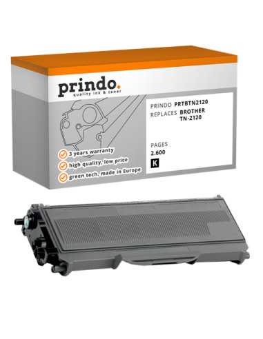 Toner Compatible Noir pour Brother HL-2140 - 2 600 pages référence TN-2120