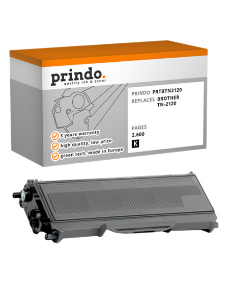Toner Compatible Noir pour Brother HL-2140 - 2 600 pages référence TN-2120