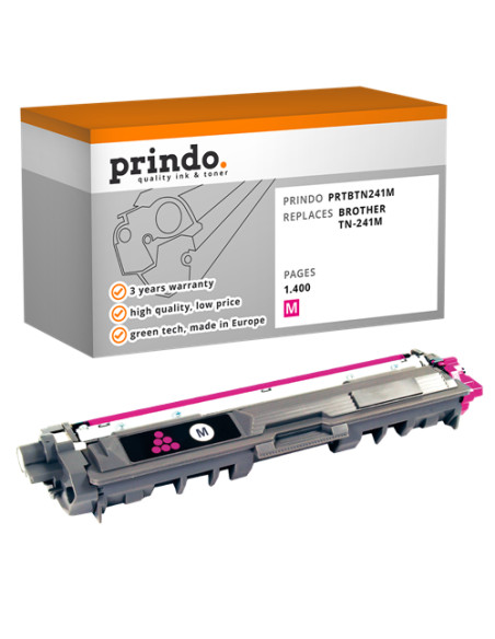 Toner Compatible Magenta pour Brother HL-3140CW - 1 400 pages référence TN-241M
