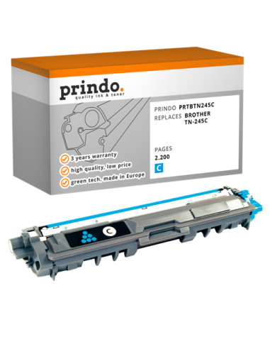 Toner Compatible Cyan pour Brother HL-3140CW - 2 200 pages référence TN-245C