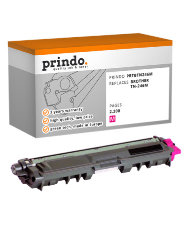 Toner Compatible Magenta pour Brother HL-3152CDW - 2 200 pages référence TN-246M