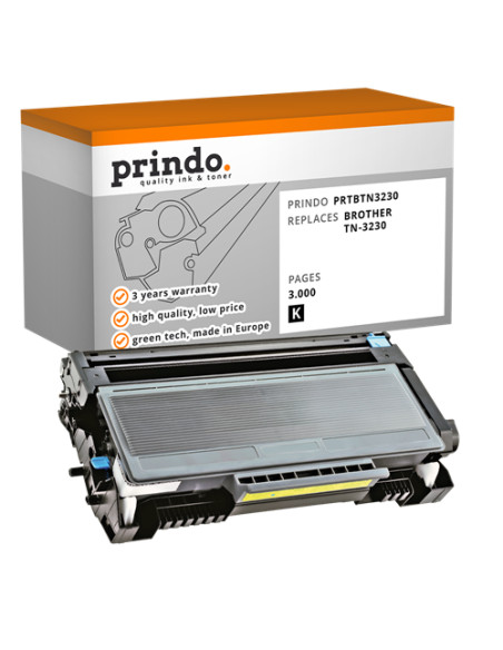Toner Compatible Noir pour Brother HL-5340D - 3 000 pages référence TN-3230