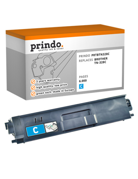 Toner Compatible Cyan pour Brother HL-4570CDW - 6 000 pages référence TN-328C