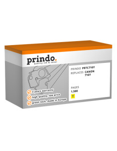 Toner Compatible Jaune pour Canon i-SENSYS LBP-5050 - 1 500 pages référence 716Y