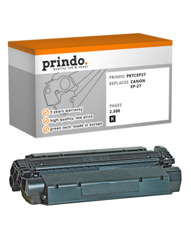 Toner Compatible Noir pour Canon i-SENSYS MF 5630 - 2 500 pages référence EP-27