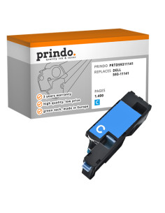 Toner Compatible Cyan pour Dell 1350cnw - 1 400 pages référence 593-11141