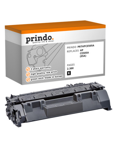 Toner Compatible Noir pour HP LaserJet P2035 - 2 300 pages référence CE505A