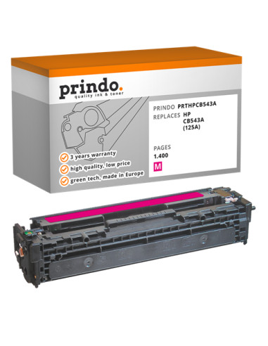 Toner Compatible Magenta pour HP ColorLaserJet CP1215 - 1 400 pages référence CB543A