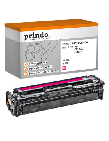 Toner Compatible Magenta pour HP LaserJet Pro CM1415 - 1 300 pages référence CE323A
