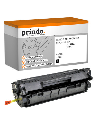 Toner Compatible Noir pour HP LaserJet 1010 - 2 000 pages référence Q2612A
