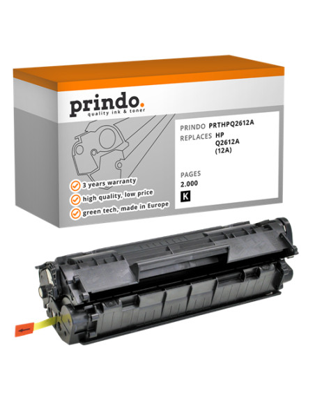 Toner Compatible Noir pour HP LaserJet 1010 - 2 000 pages référence Q2612A