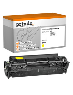 Toner Compatible Jaune pour HP ColorLaserJet CP2025 - 2 800 pages référence CC532A