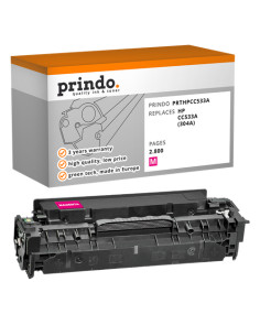 Toner Compatible Magenta pour HP ColorLaserJet CP2025 - 2 800 pages référence CC533A