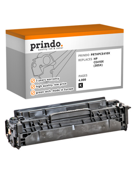 Toner Compatible Noir pour HP Laserjet Pro 300 color M351a - 4 000 pages référence CE410X