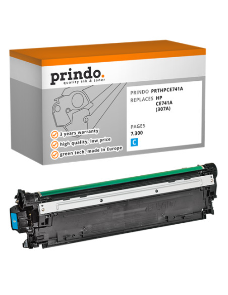Toner Compatible Cyan pour HP ColorLaserJet CP5220 - 7 300 pages référence CE741A