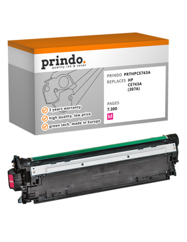 Toner Compatible Magenta pour HP ColorLaserJet CP5220 - 7 300 pages référence CE743A