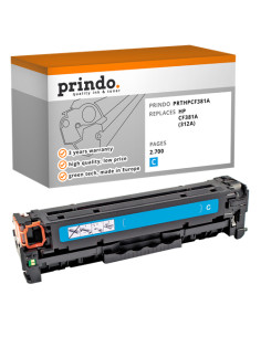 Toner Compatible Cyan pour HP LaserJet Pro 400 color MFP M476dn - 2 700 pages référence CF381A